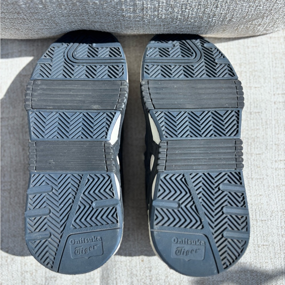 Onitsuka Tiger by Asics Cream and Black Athletic Shoes - Picture 3 of 6